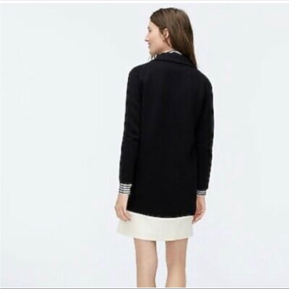 J Crew Sophie open-front sweater-blazer Style J0244 Navy - Picture 8 of 10